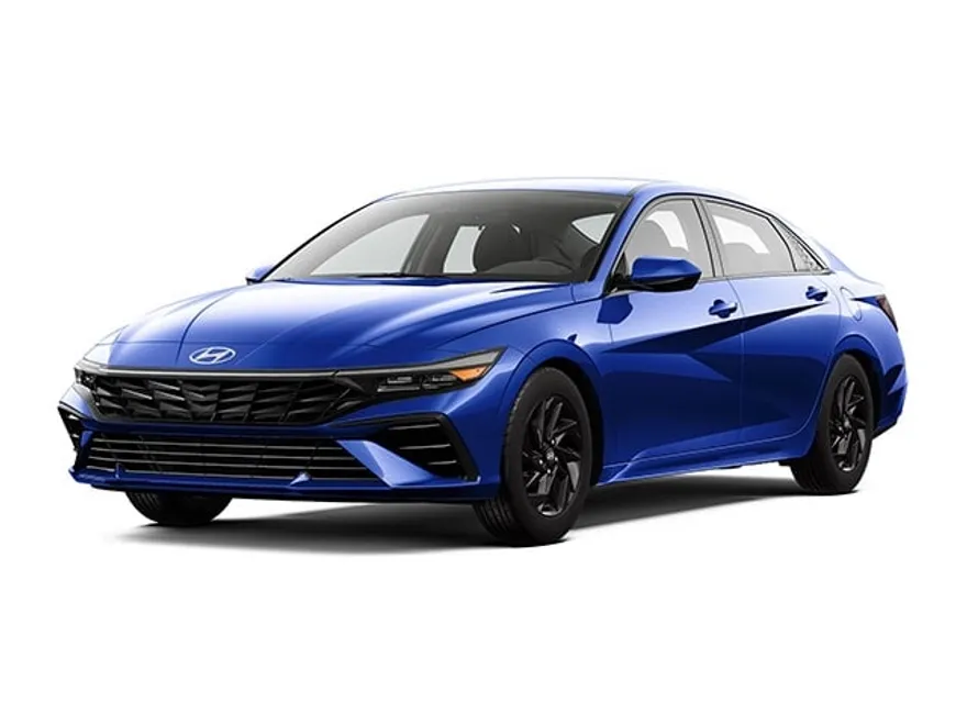 2025 Hyundai Elantra Hybrid Blue photo 1