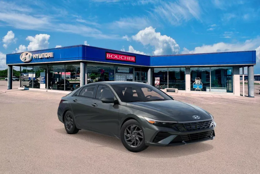 2025 Hyundai Elantra Hybrid Blue photo 1