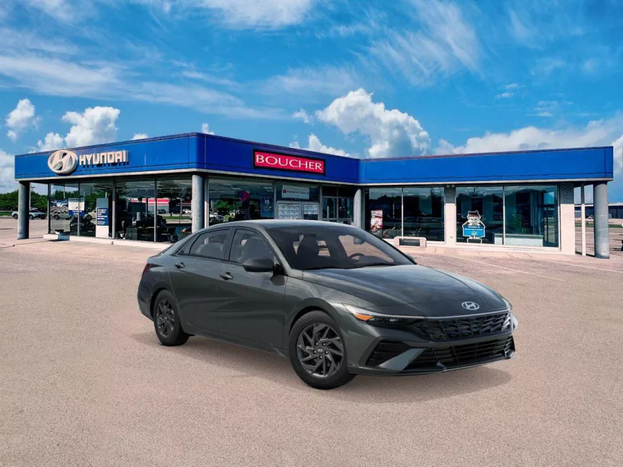 2025 Hyundai Elantra Hybrid Blue photo 1