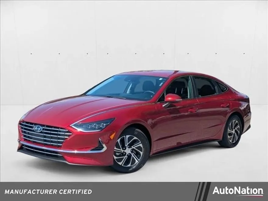 2023 Hyundai Sonata Hybrid Blue photo 1