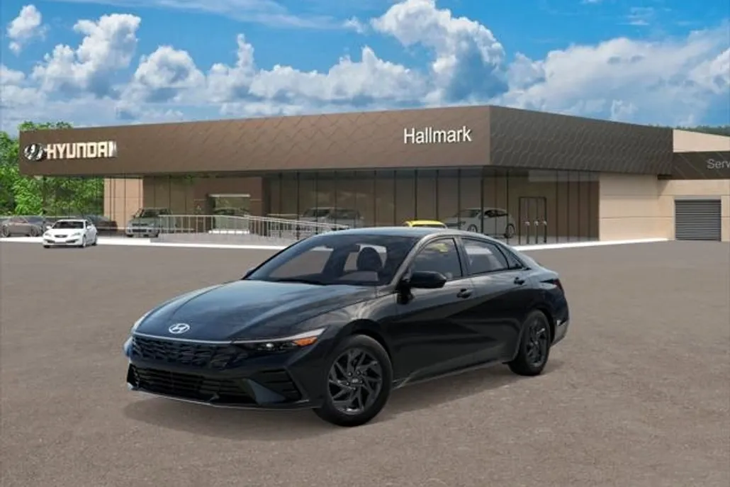 2025 Hyundai Elantra Hybrid Blue photo 1