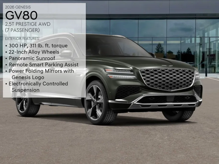 2026 Genesis GV80 2.5T Prestige photo 1