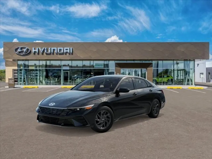 2025 Hyundai Elantra Hybrid Blue photo 1