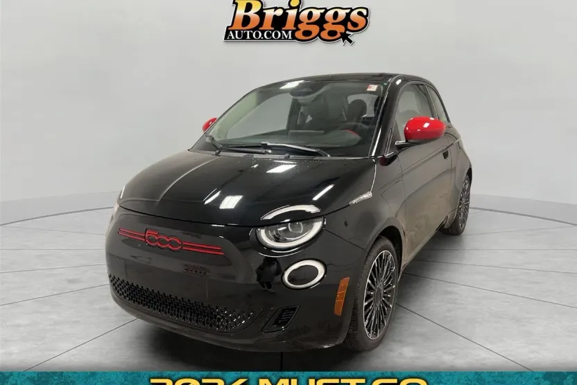 2024 Fiat 500e Red photo 1