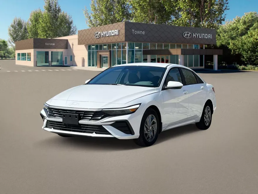 2025 Hyundai Elantra Hybrid Blue photo 1
