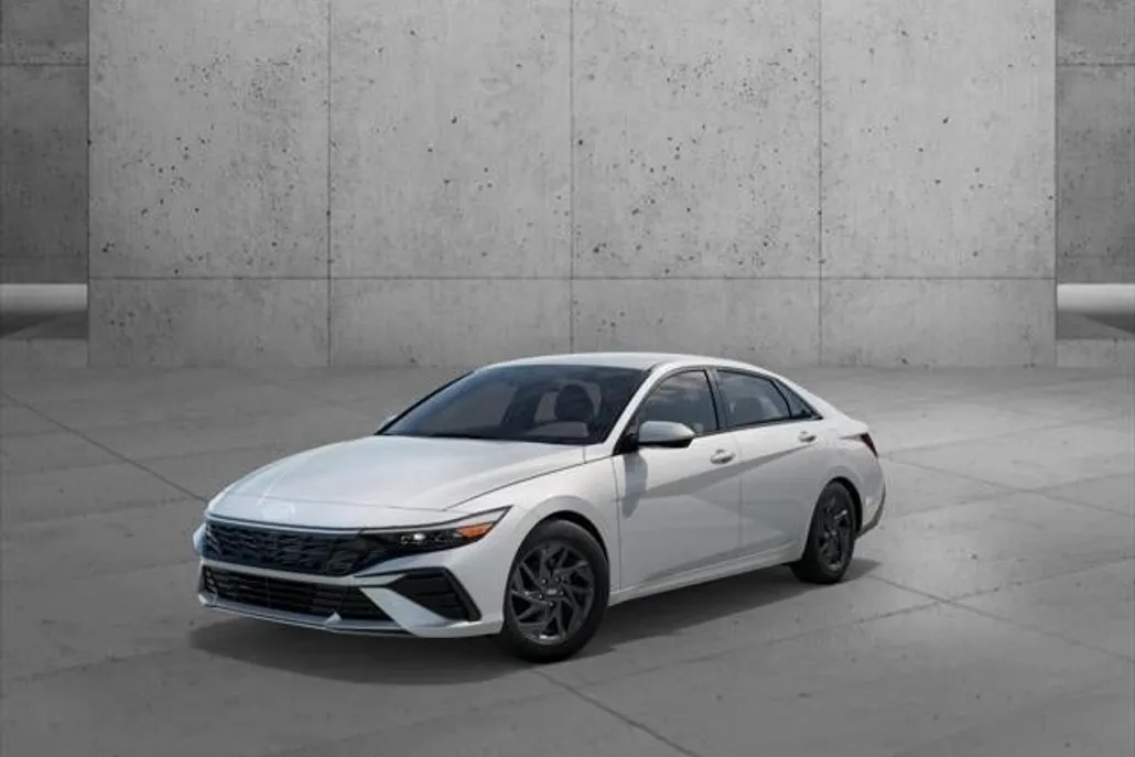 2025 Hyundai Elantra Hybrid Blue photo 1