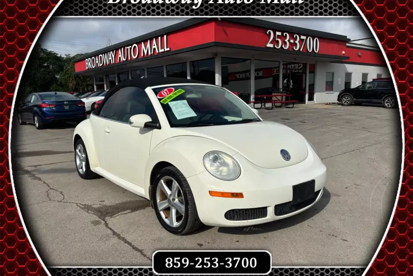 2007 Volkswagen Beetle Convertible Triple White photo 1