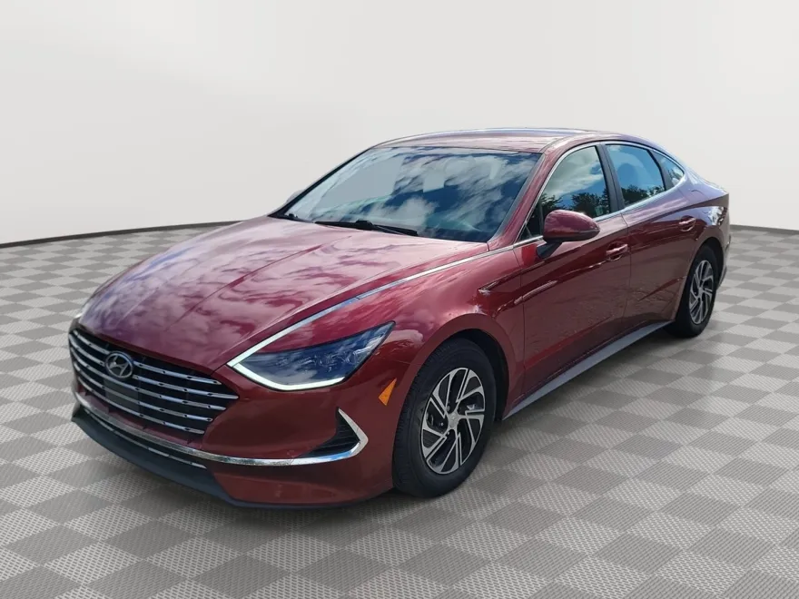 2023 Hyundai Sonata Hybrid Blue photo 1