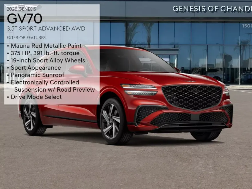 2026 Genesis GV70 3.5T Sport Advanced photo 1