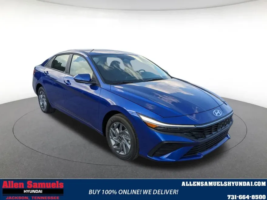 2025 Hyundai Elantra Hybrid Blue photo 1