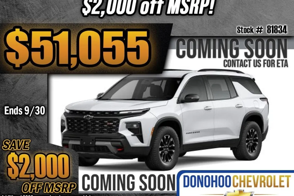 2026 Chevrolet Traverse Z71 photo 1