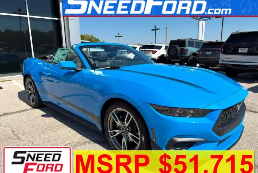 2025 Ford Mustang EcoBoost Premium Convertible photo 1