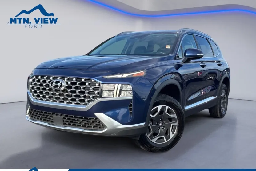 2023 Hyundai Santa Fe Blue photo 1