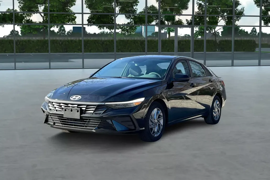 2025 Hyundai Elantra Hybrid Blue photo 1