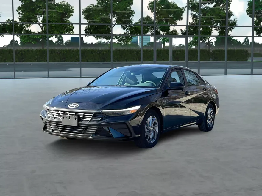 2025 Hyundai Elantra Hybrid Blue photo 1