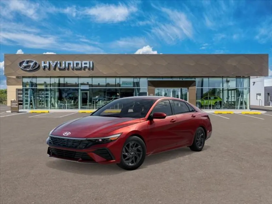 2025 Hyundai Elantra Hybrid Blue photo 1