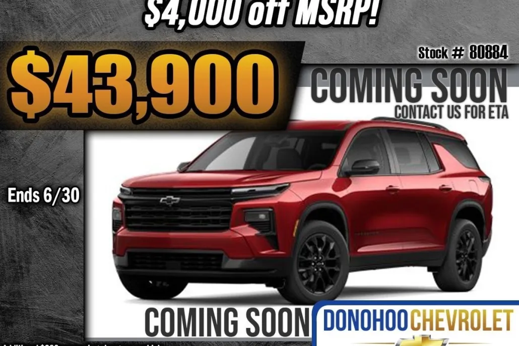 2025 Chevrolet Traverse photo 1