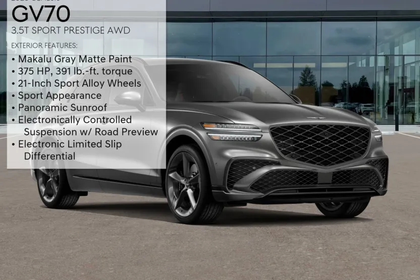 2026 Genesis GV70 3.5T Sport Prestige photo 1