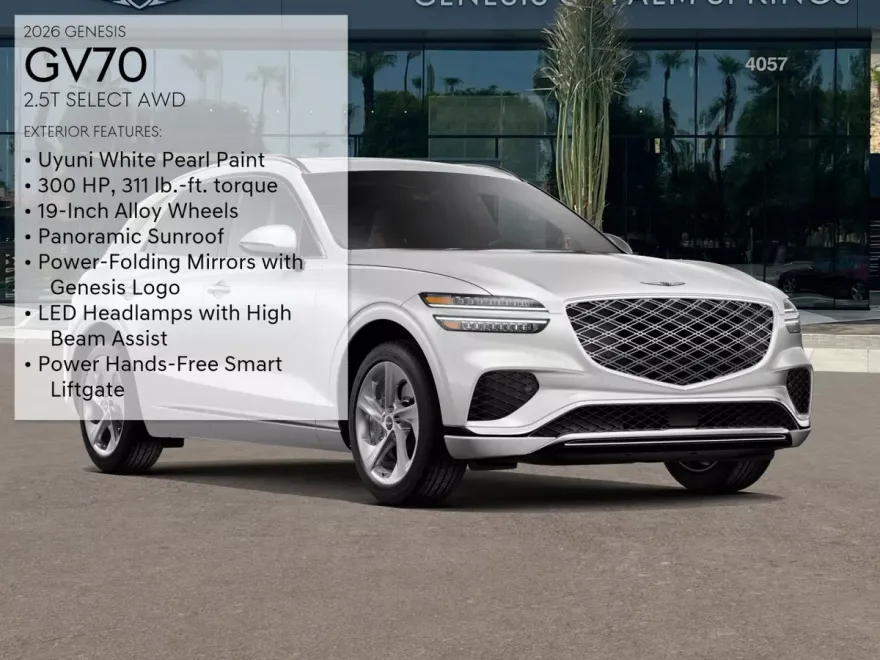 2026 Genesis GV70 2.5T Select photo 1