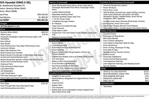 2025 Hyundai Ioniq 6 SEL photo 3