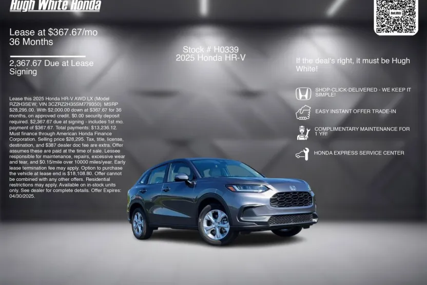 2025 Honda HR-V LX photo 1