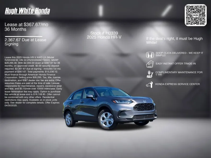 2025 Honda HR-V LX photo 1