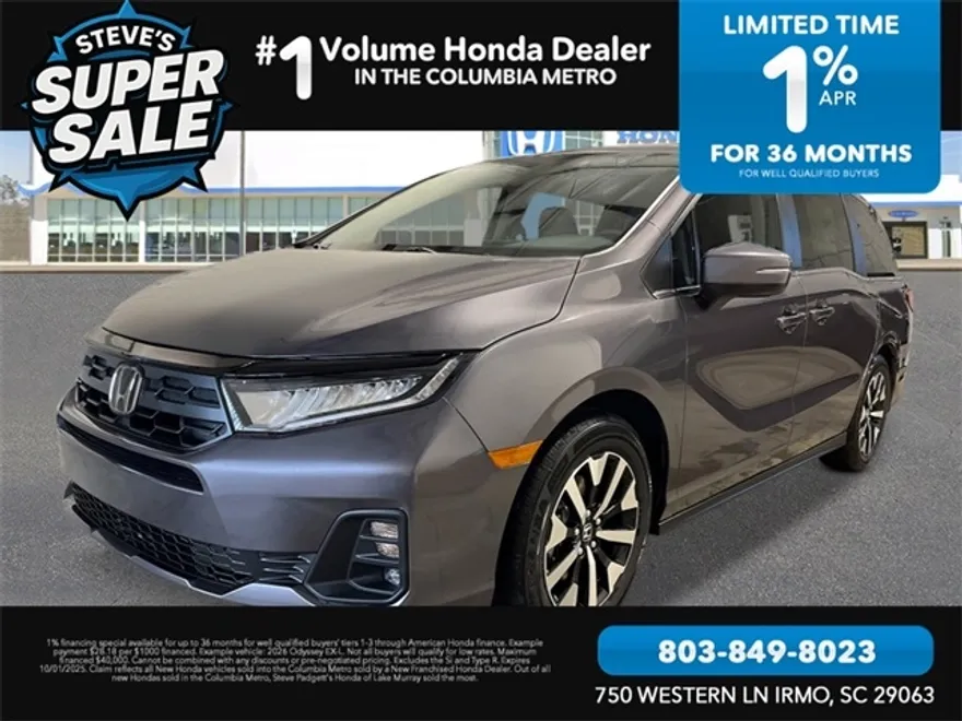 2026 Honda Odyssey EX-L photo 1