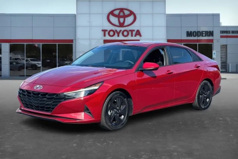 2022 Hyundai Elantra Hybrid Blue photo 1