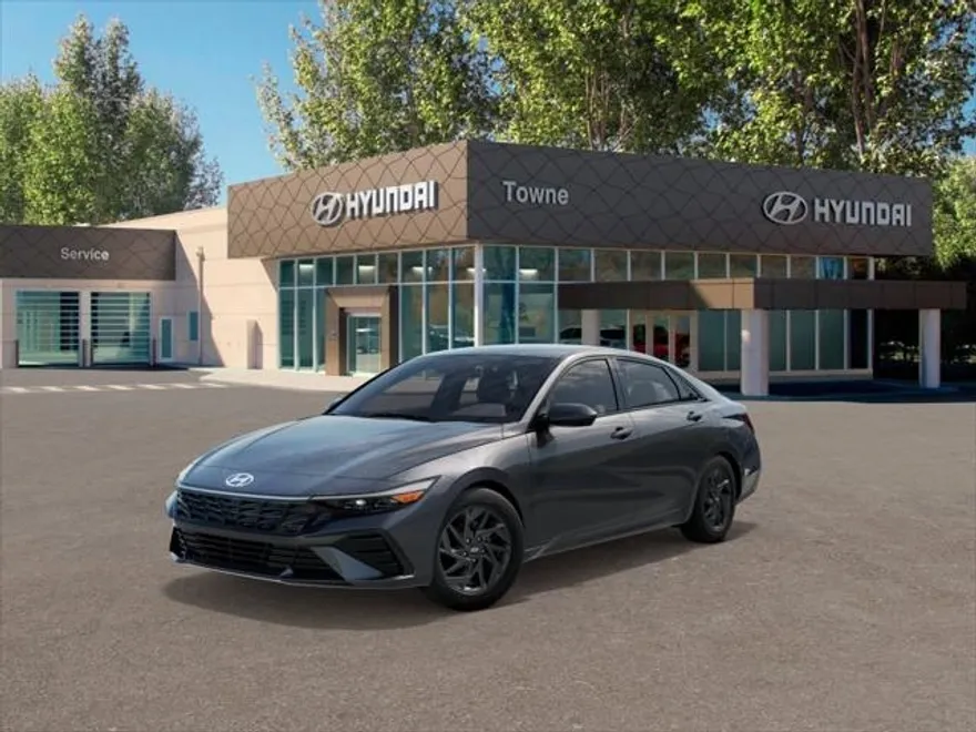 2025 Hyundai Elantra Hybrid Blue photo 1
