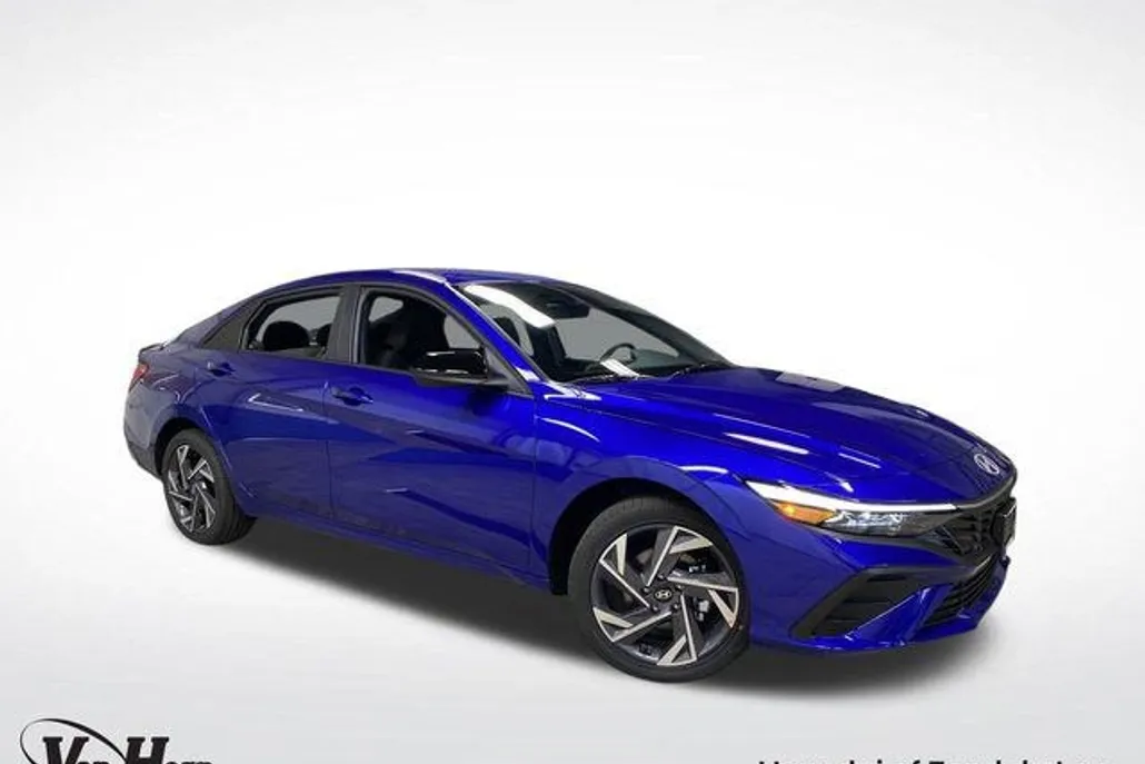 2025 Hyundai Elantra Hybrid Blue photo 1