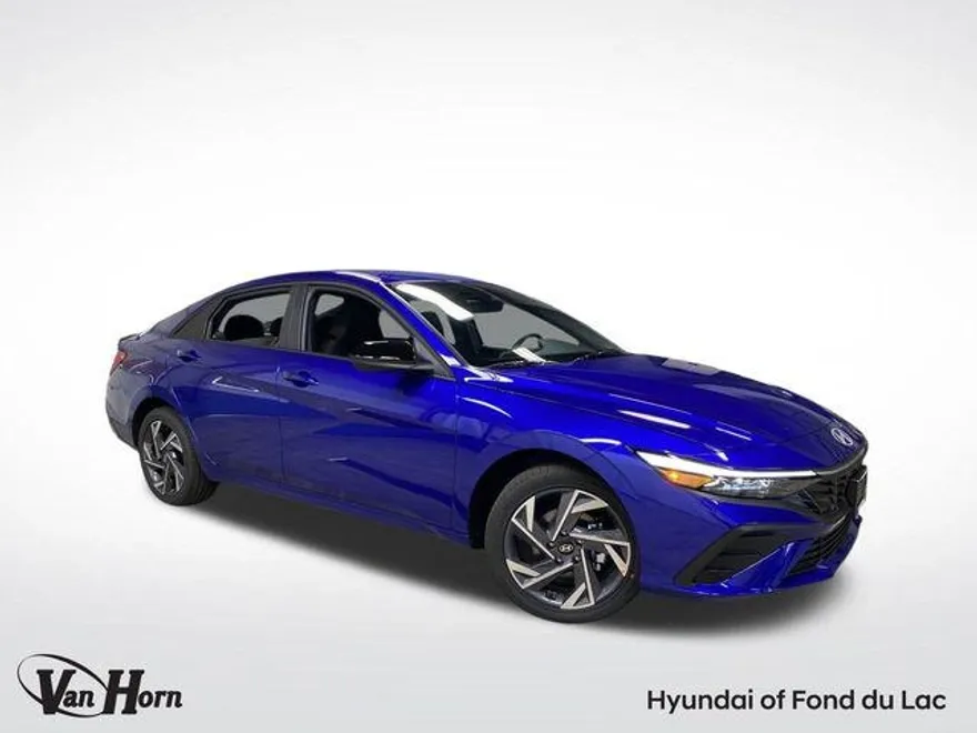 2025 Hyundai Elantra Hybrid Blue photo 1