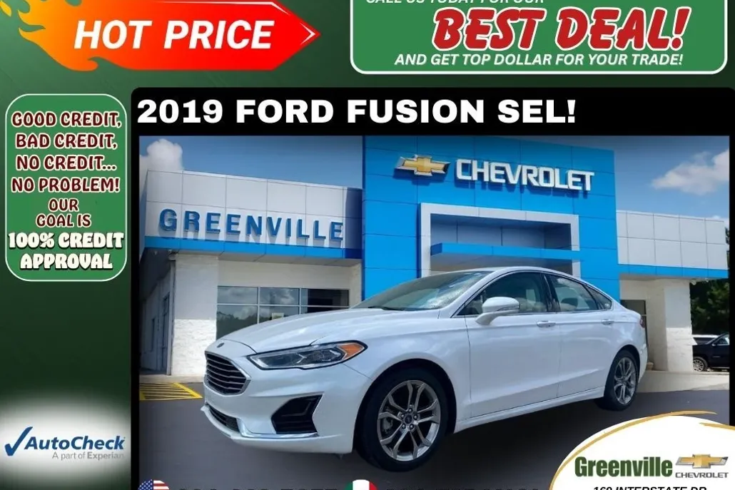 2019 Ford Fusion SEL photo 1