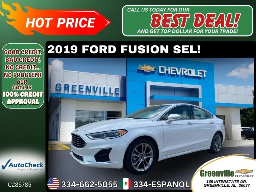 2019 Ford Fusion SEL photo 1