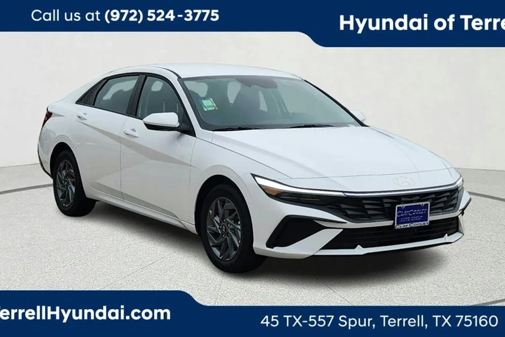 2025 Hyundai Elantra Hybrid Blue photo 1