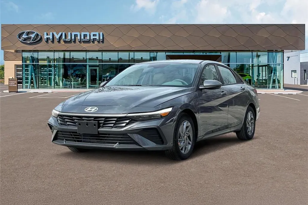 2025 Hyundai Elantra Hybrid Blue photo 1