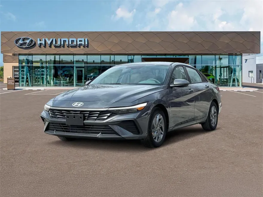 2025 Hyundai Elantra Hybrid Blue photo 1