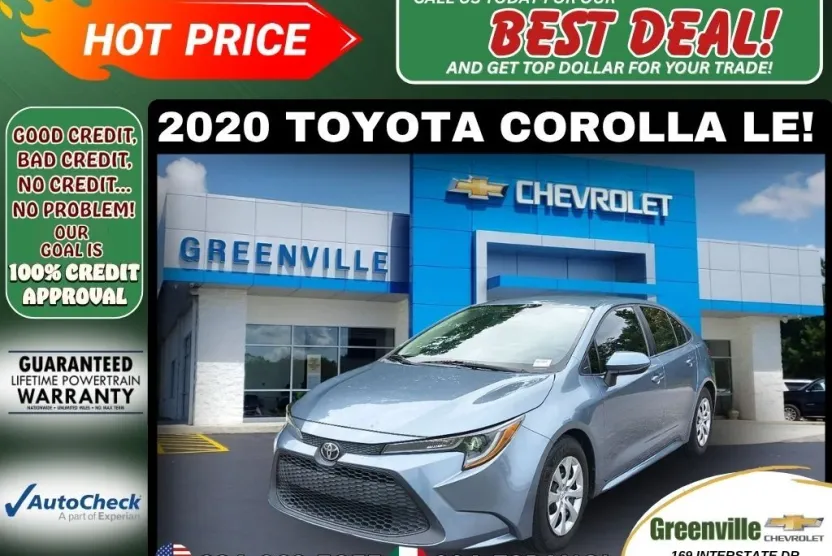 2020 Toyota Corolla LE photo 1