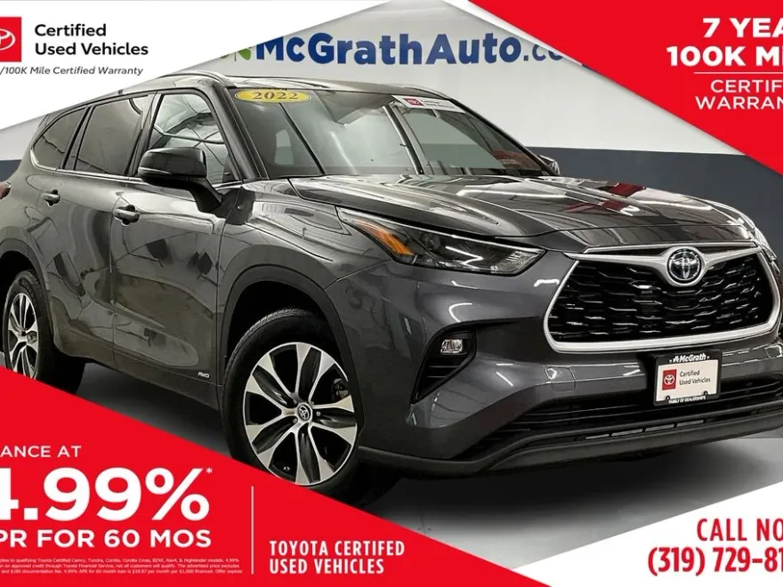 2022 Toyota Highlander Hybrid XLE photo 1