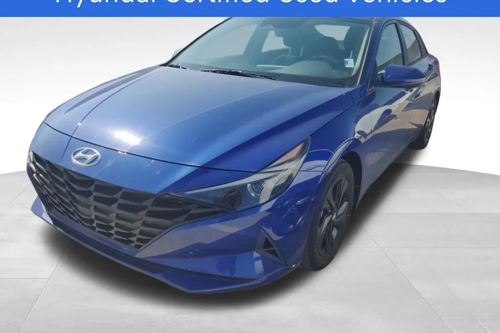2023 Hyundai Elantra Hybrid Blue photo 1