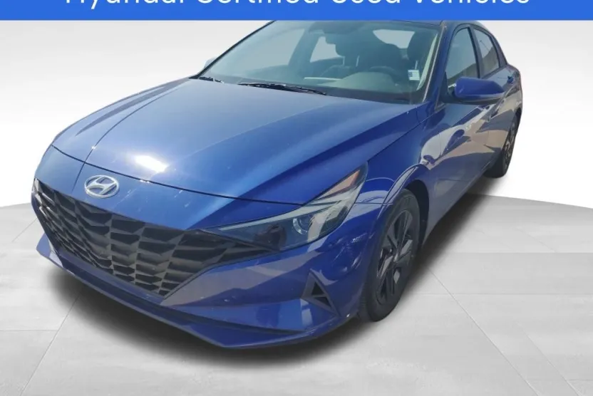 2023 Hyundai Elantra Hybrid Blue photo 1