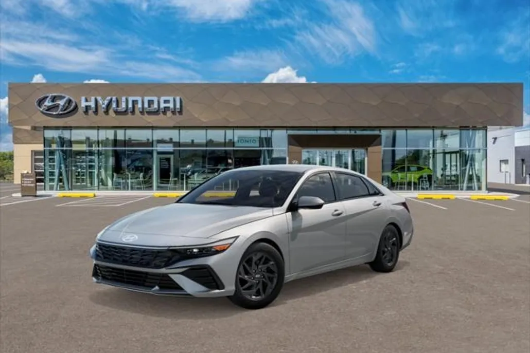 2025 Hyundai Elantra Hybrid Blue photo 1