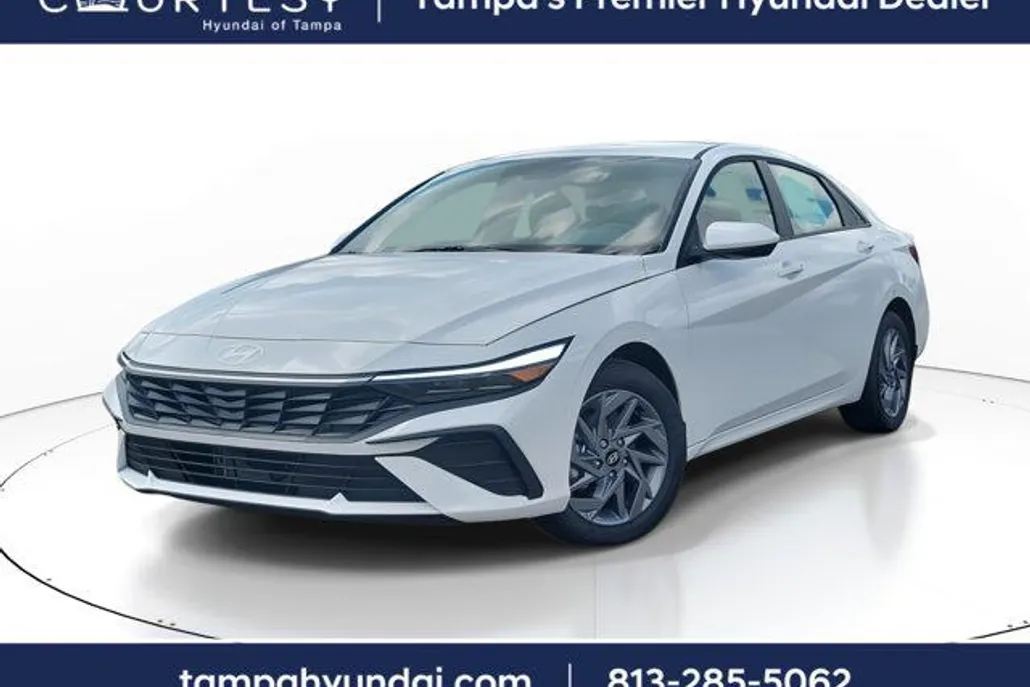 2025 Hyundai Elantra Hybrid Blue photo 1