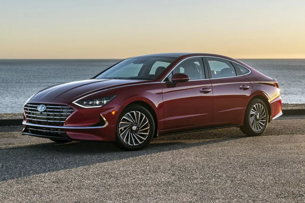2022 Hyundai Sonata Hybrid Blue photo 1