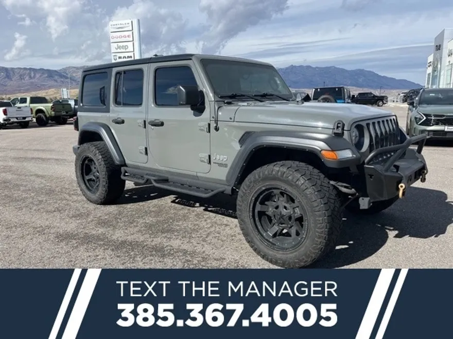 2019 Jeep Wrangler Unlimited Sport S photo 1