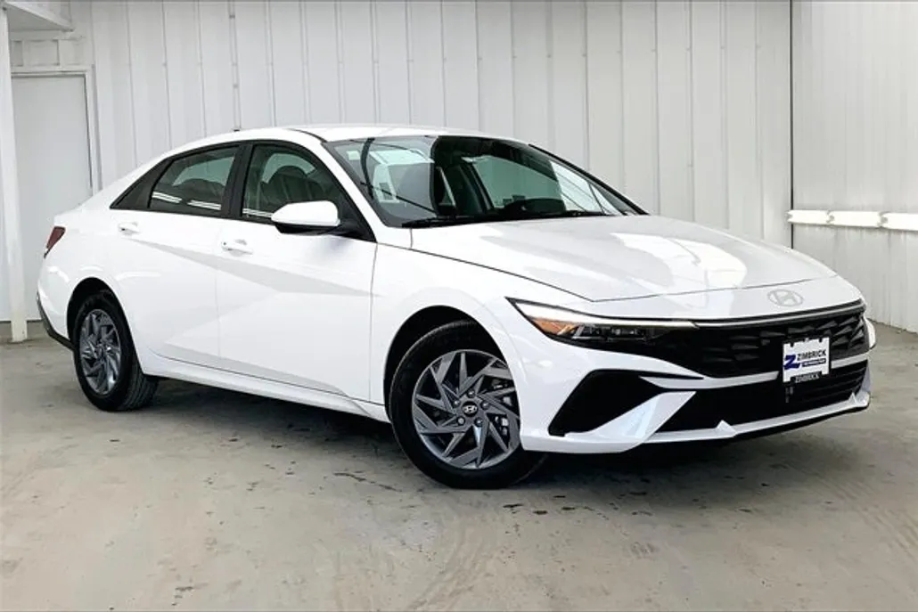 2025 Hyundai Elantra Hybrid Blue photo 1