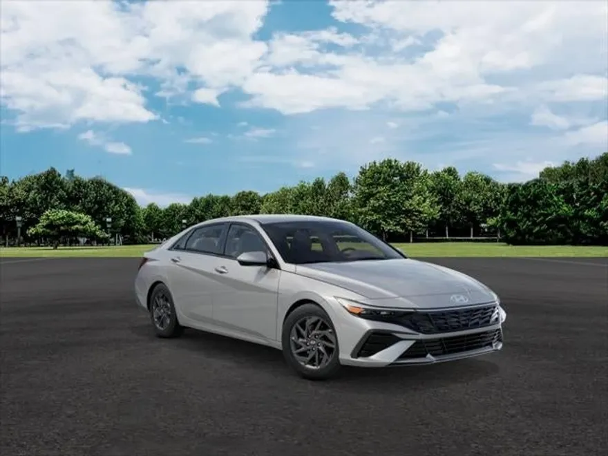 2025 Hyundai Elantra Hybrid Blue photo 1