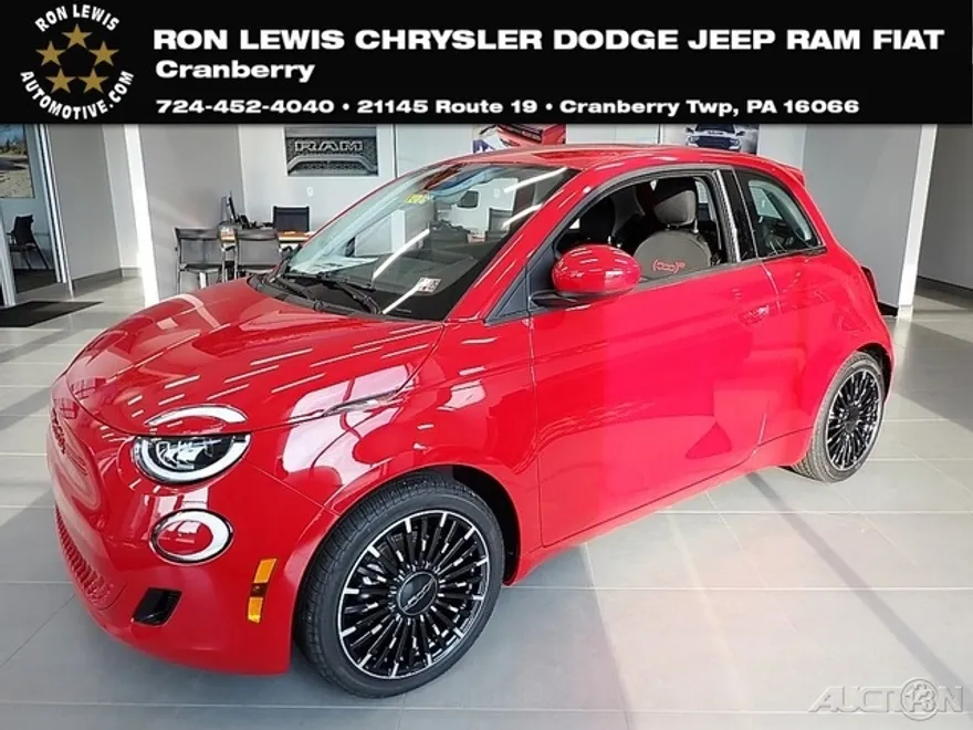 2024 Fiat 500e Red photo 1