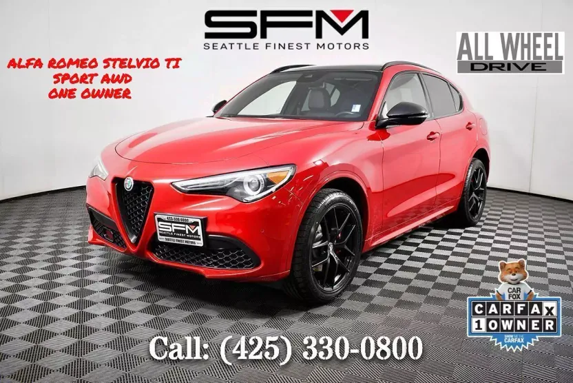 2021 Alfa Romeo Stelvio Ti Sport photo 1