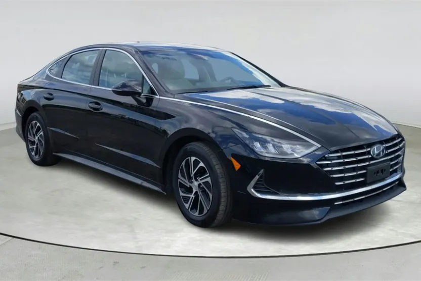 2021 Hyundai Sonata Hybrid Blue photo 1