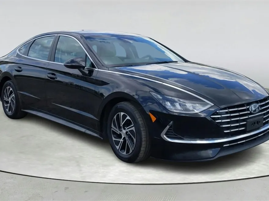 2021 Hyundai Sonata Hybrid Blue photo 1